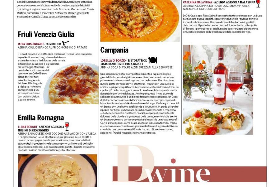 Tenute Manduano su Dwine e Il Corriere Vinicolo (1)