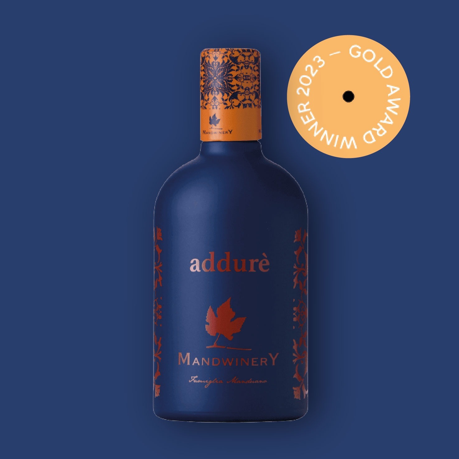 MEDAGLIA d’ORO per il nostro olio EVO Addurè